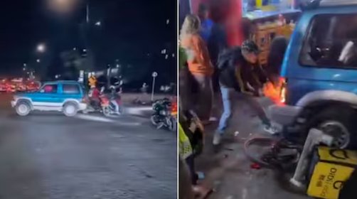 Decenas de motociclistas matan a golpes al responsable de un atropello masivo en Bogotá