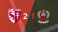 Liga de Francia: Metz le dio vuelta el partido a Nice con un 2