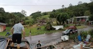 Dos tornados dejaron severos destrozos en Misiones y Brasil