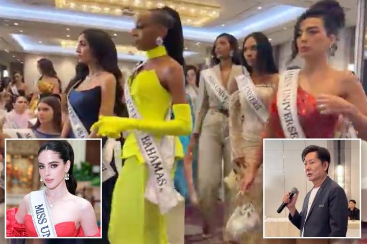 Miss Universe contestants walk out on executive Nawat Itsaragrisil after public berating of Miss Mexico Fátima Bosch