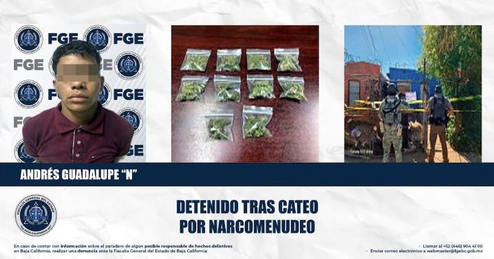 Cateo en Valle de Puebla deja detenido y decomiso de mariguana