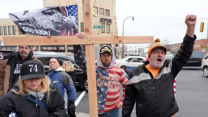 Dearborn protesters scuffle, argue in streets over religion