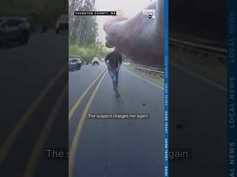 Thurston County deputy fights with DUI suspect who grabbed her gun at crash scene