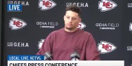 Patrick Mahomes speaks after Kansas City's overtime win against the Indianapolis Colts