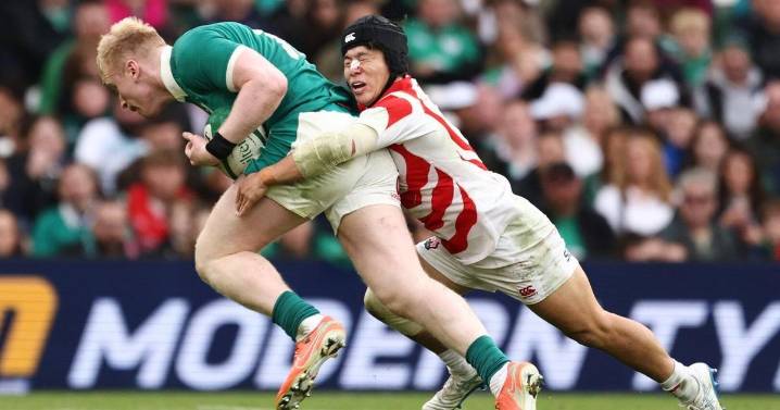 Ireland struggles but finishes strong to defeat Japan 41