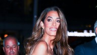 Amal Clooney Puts a Festive Twist On Her Signature Silhouette