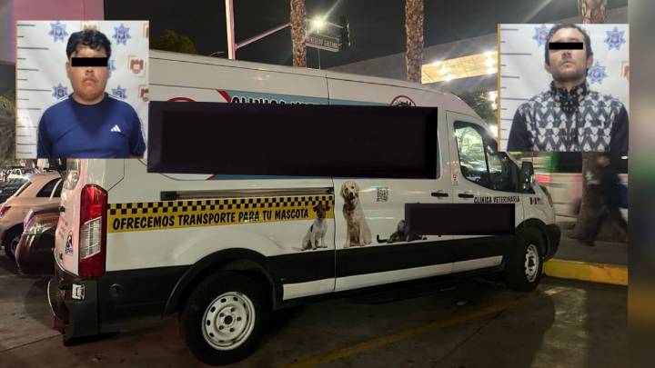 Detiene dos sospechosos de colocar droga en ambulancia para mascotas