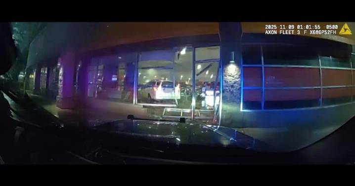 Video: Michigan alleged drunken driver crashes through Ulta Beauty store windows