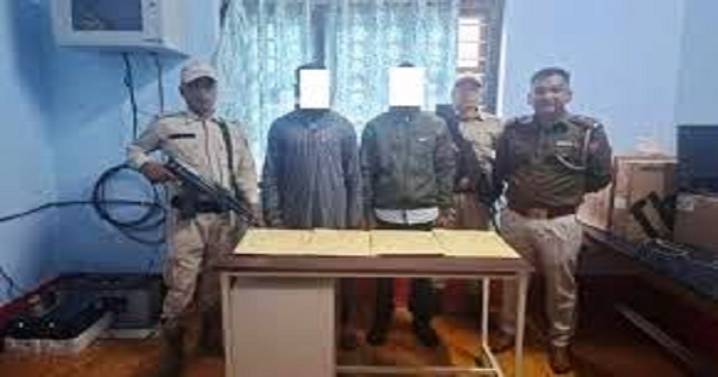 Two drug peddlers arrested with brown sugar in Udaipur