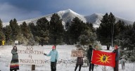 Arizona Snowbowl season opening met with renewed protest against snowmaking