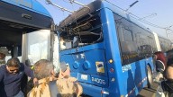 Choque de Trolebuses en Iztapalapa deja 26 lesionados