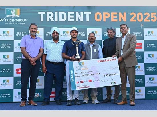 Manu Gandas wins Trident Open 2025 title in three-player playoff [ FULL VIEW ]