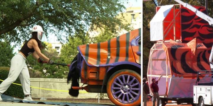 Annual Tiger Burn, ‘Clemson Car Smash’ continue rivalry week at USC