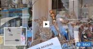 Sujeto rompe vitrina de tienda en pleno centro de Concepción sin razón aparente: sería la tercera vez