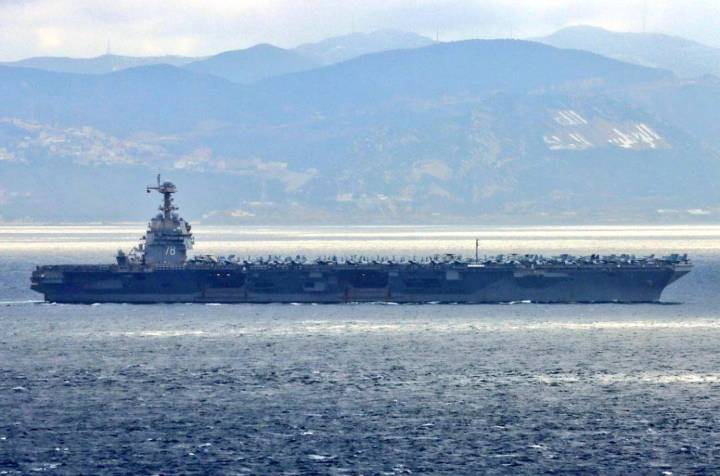 Portaaviones USS Gerald R. Ford cruza Gibraltar rumbo al Caribe en medio de tensiones con Venezuela