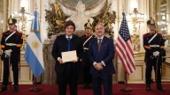 Milei recibió al nuevo embajador de los Estados Unidos, Peter Lamelas