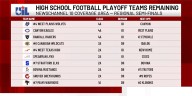 Area high school football teams advance in state playoffs