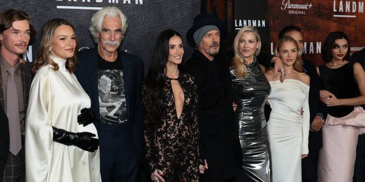Billy Bob Thornton Sweetly Wraps Arms Around Ali Larter at ‘Landman’ Season 2 Premiere – See All the Stars Who Attended! | Ali Larter, Andy Garcia, Billy Bob Thornton, Brandi Cyrus, Colm Feore, Demi M