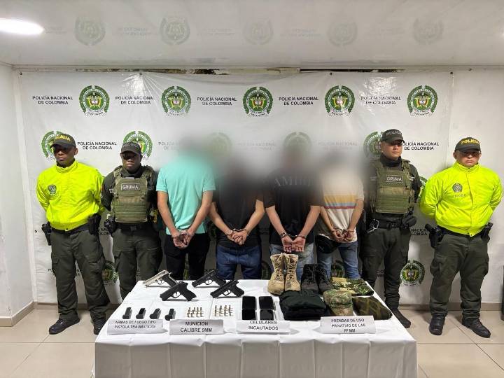 Cayeron alias “Fleiwer”, “Néstor”, “Yan” y “Juancho”, presuntos responsables del hurto de fincas