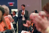 A shaky coalition and ‘near-death’ election put Eby under scrutiny at NDP convention