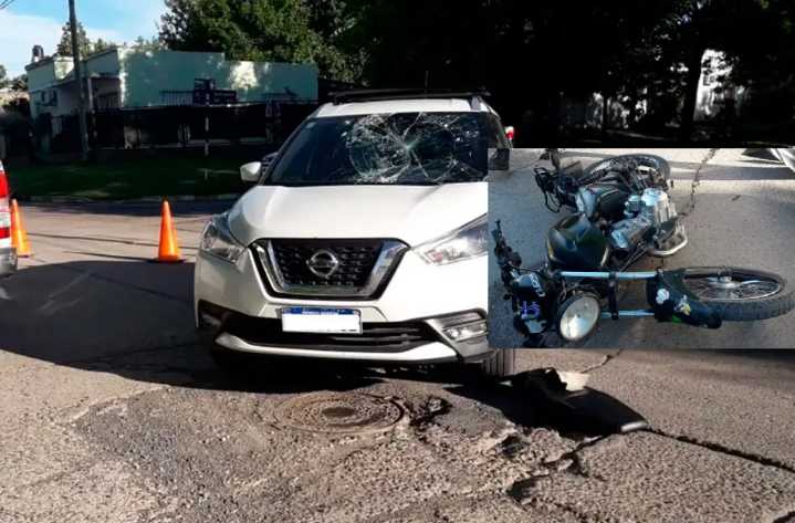 Accidente en Crespo dejó dos personas hospitalizadas