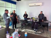 Se presenta Víctor Hugo Soto ante el cuerpo operativo y administrativo de la DSPM Delicias