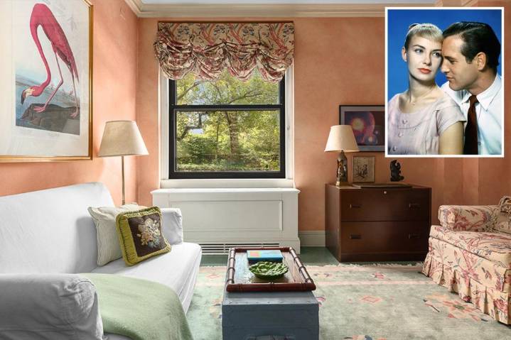 Paul Newman, Joanne Woodward's New York City apartment hits market for $1.69M