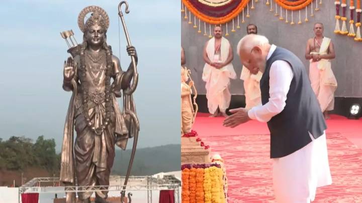 PM Modi Unveils Asia’s Tallest Lord Ram Statue as Partagali Math Begins 550th
