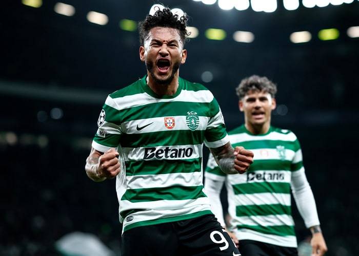 Luis Suárez, gol en victoria del Sporting 3×0 sobre Brujas en Champions