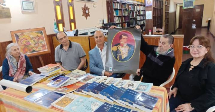 Donación a la Biblioteca "Bartolomé Mitre"