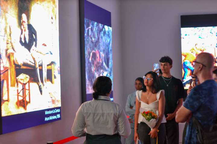 Visitantes del 67º Salón Arturo Michelena disfrutaron de su Sala Inmersiva