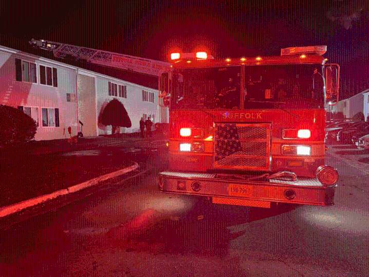 Fire in Chesapeake apartment displaces two adults