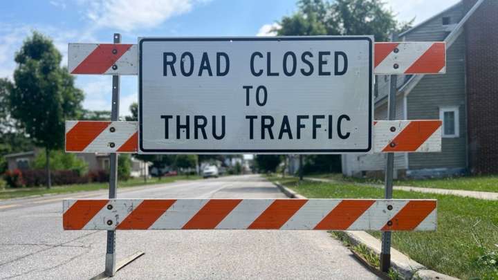 Road closure on Janet Drive