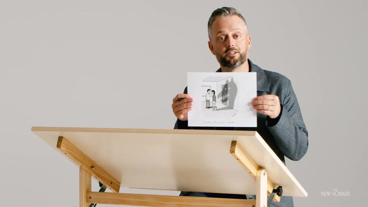 Nate Bargatze Enters the Cartoon Caption Contest