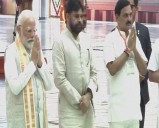Andhra Pradesh: PM Modi pays respects at Sri Sathya Sai Baba’s Mahasamadhi in Puttaparthi