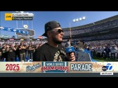 Miguel Rojas dedicates World Series speech to his Dodgers teammates: 'It's not about me'