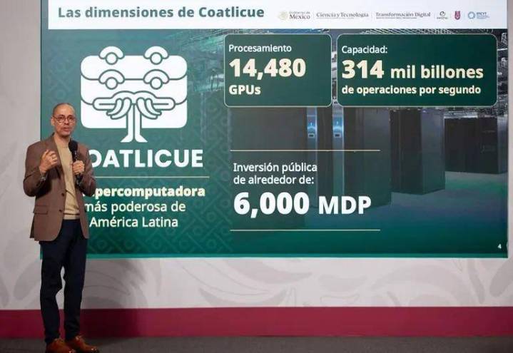 México apuesta por la inteligencia artificial con la supercomputadora ‘Coatlicue’