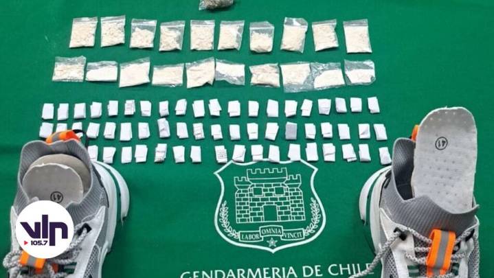 Mujer es detenida en Cárcel de Molina tras intentar ingresar droga oculta en sus zapatillas