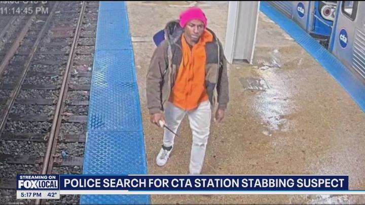 Police search for CTA station stabbing suspect