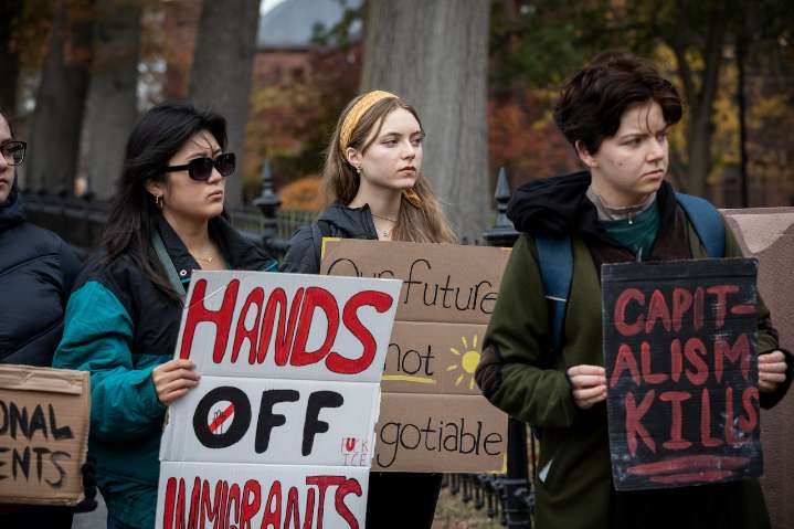 Mount Holyoke students fight back against Trump attacks on higher ed