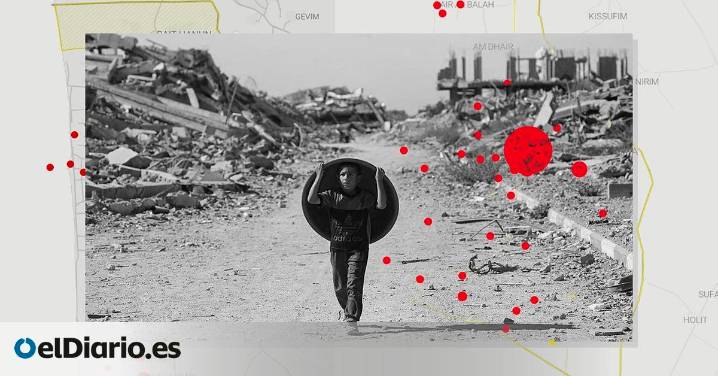 El mapa de un mes de alto el fuego en Gaza: Israel viola el acuerdo todos los días