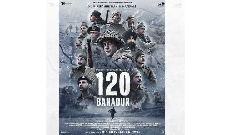 Farhan Akhtar's '120 Bahadur' to release across 800 cinema defence theatres in India