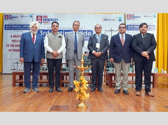 Third National Moot Court Competition concludes at CGC University, Mohali Photo Source: ANI [ FULL VIEW ]