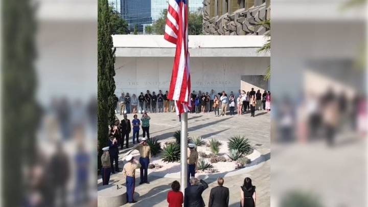 Adiós a Reforma: Embajada de EU baja su bandera tras 60 años y se traslada a Polanco