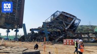 Five feared trapped after structure collapse at power plant in South Korea
