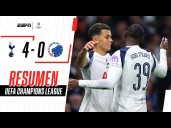 Copenhague vs. Tottenham (0-4): goles, video y resumen por Champions League con Marcos López