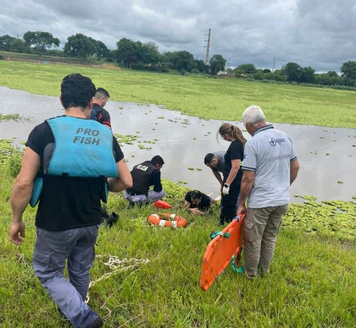 SAN MARTÍN: Rescataron  A Un Hombre De Una Laguna