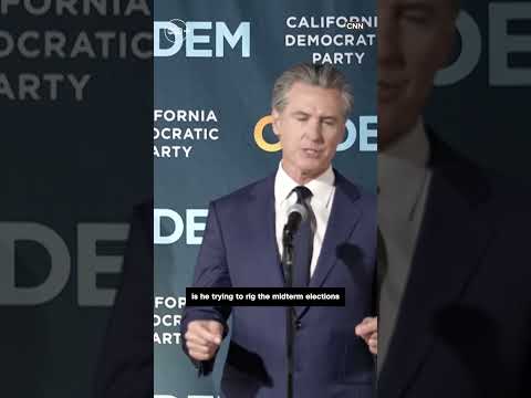 Newsom said California "stood tall" against President Donald Trump