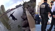 NYPD officers rescue teen girl from freezing waters