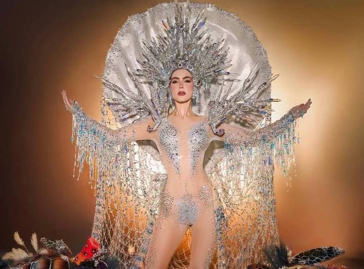 Stephany Abasali brilla en Miss Universo con traje típico inspirado en Los Roques